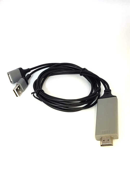 Plug & Play HDMI(1080P) Mobile Conversion Cable for Android/IOS 1m